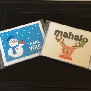 2-pack blank thank you notes (10 per pack)